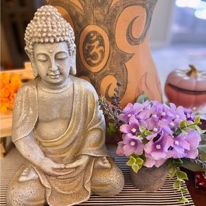 12” Vintage Meditation Yoga Pose Buddha Statue‼️✨